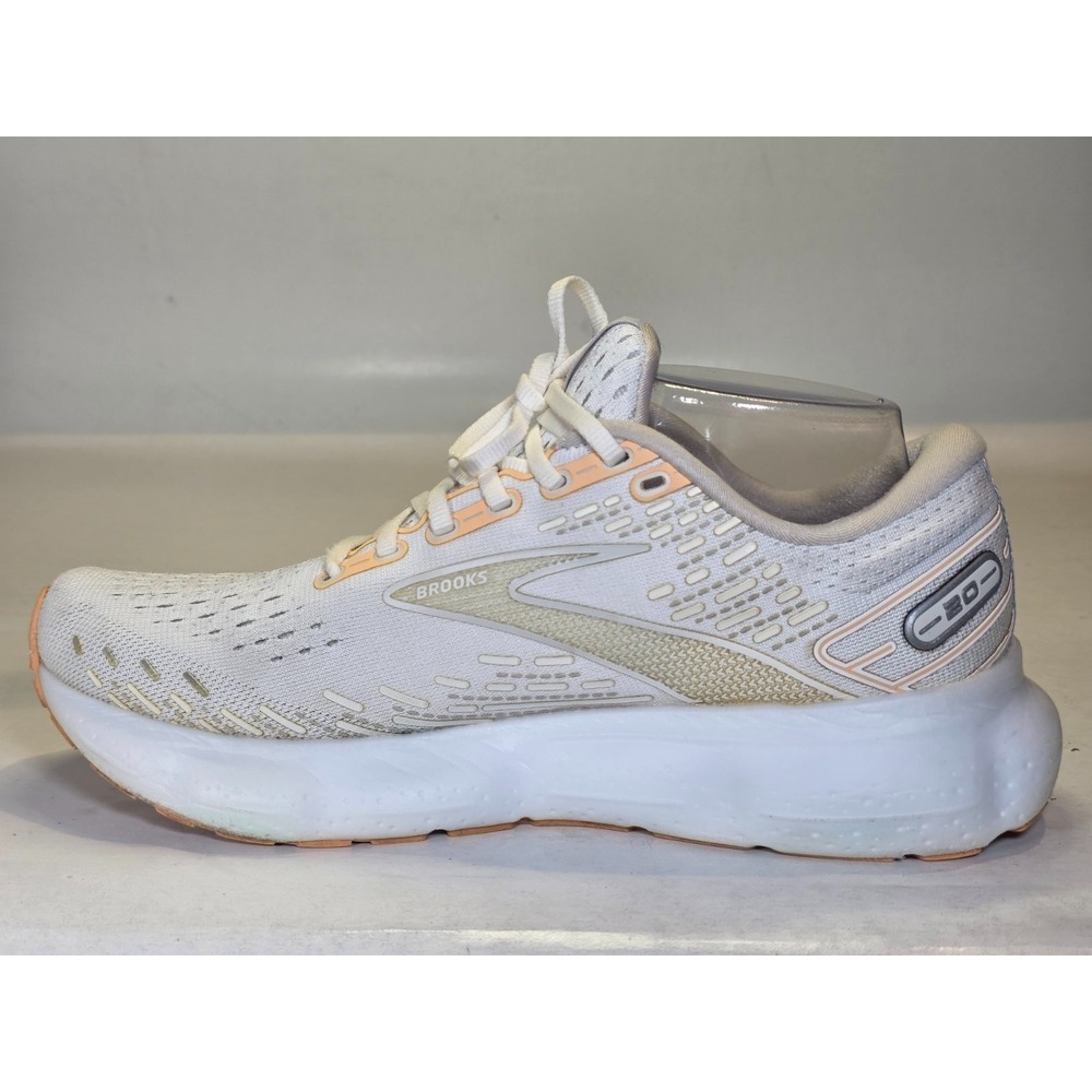 Brooks‎ Glycerin 20 Women's Sneakers Size 9.5 White Ivory Athletic Running Shoes - Picture 4 of 13